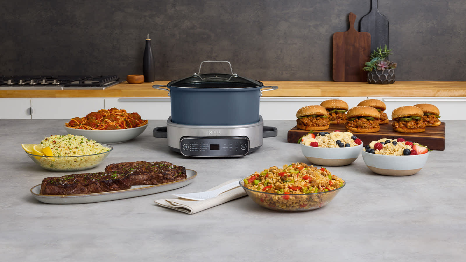 Ninja Foodi 8-Mode 6L PossibleCooker Rice & Slow Cooker MC1101UK